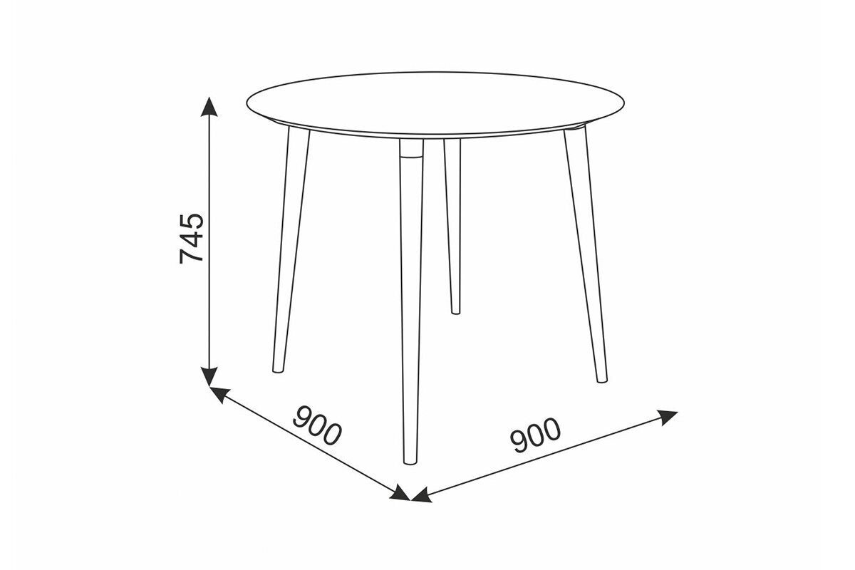 размер стола и количество посадочных мест